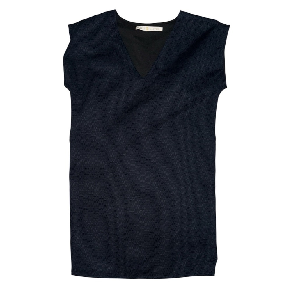 Marie Oliver navy blue sleeveless dress women’s size XS